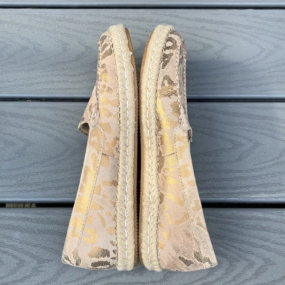 Naturalizer Women Leather Alexa Espadrille Flat - Like New